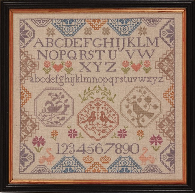 Ackworth Birds and Alphabets Sampler